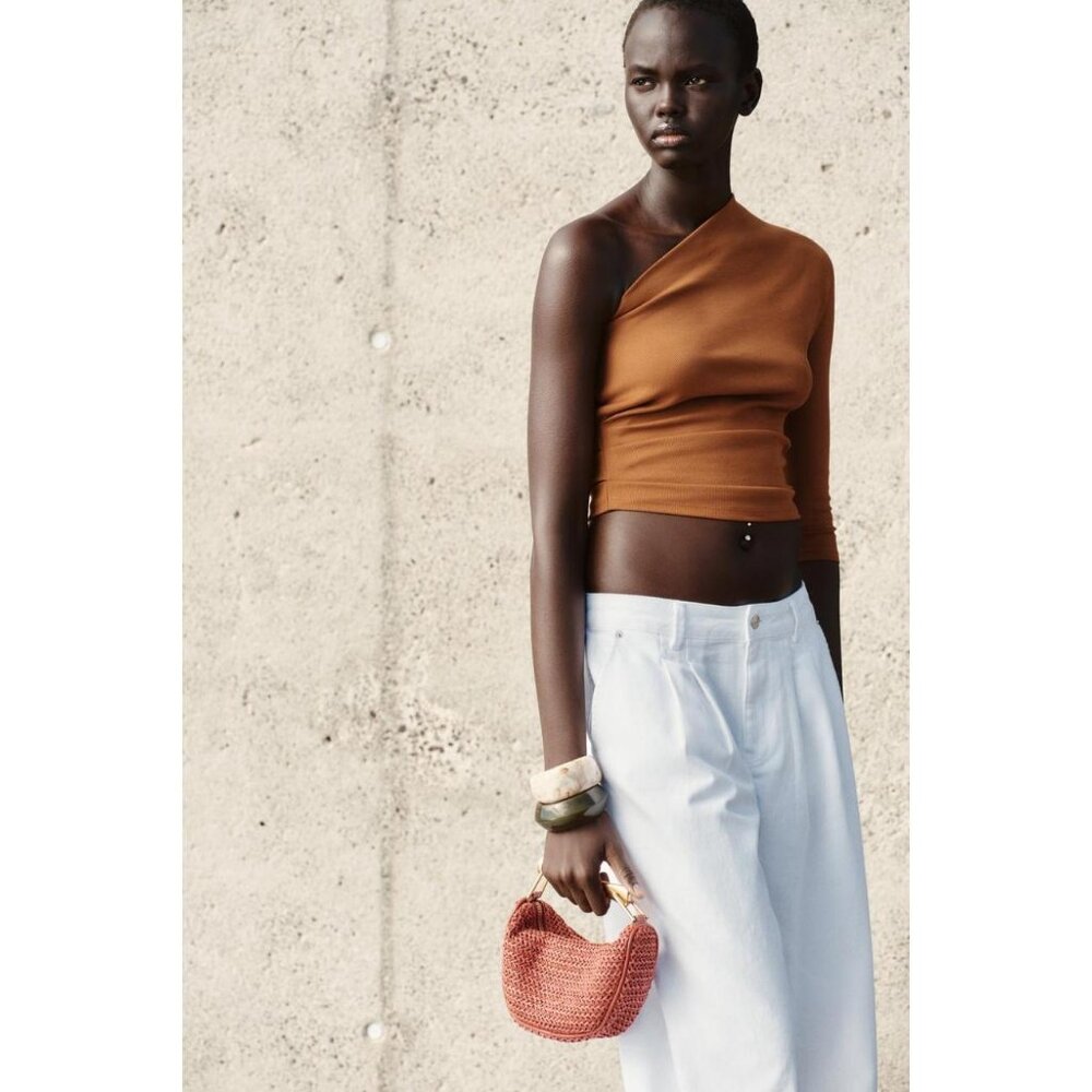 ZARA MINI BAG WITH METAL HANDLE